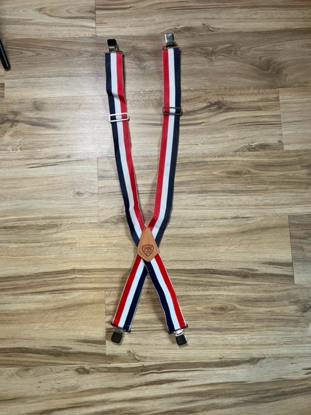 Vintage McGuire Nicholas Patriotic Suspenders